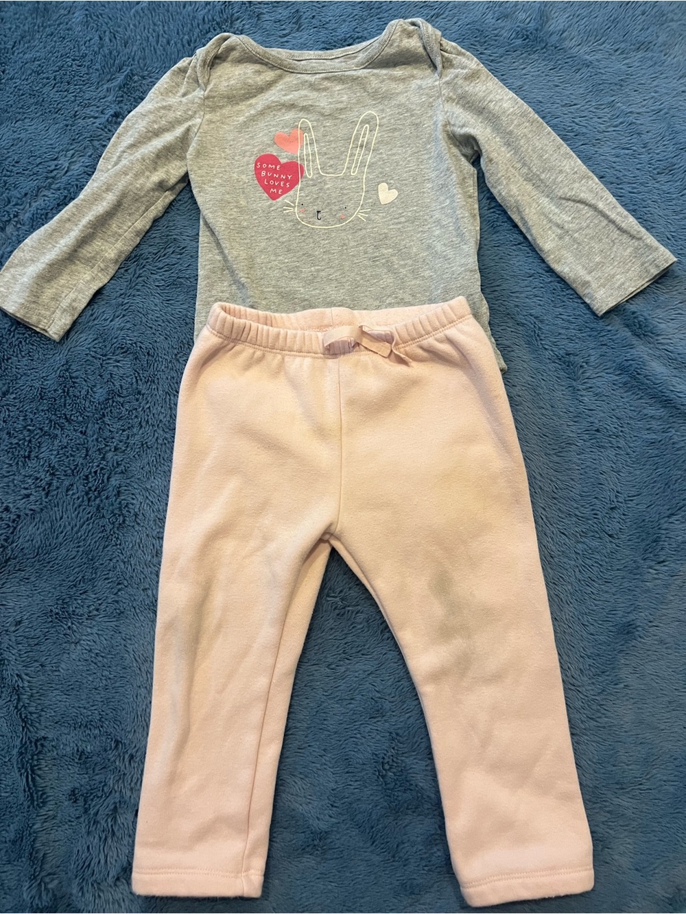 BabyGap Girls' Pink Fleece Bottoms - Soft Everyday Leggings 18-24m